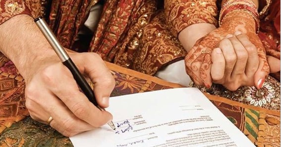 Offline Process Of Marriage Registration. 